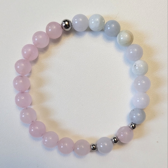 NEW "Cotton Candy" Gemstone Stacking Bracelets, OS, $20 each or 3/$50 - Picture 3 of 7